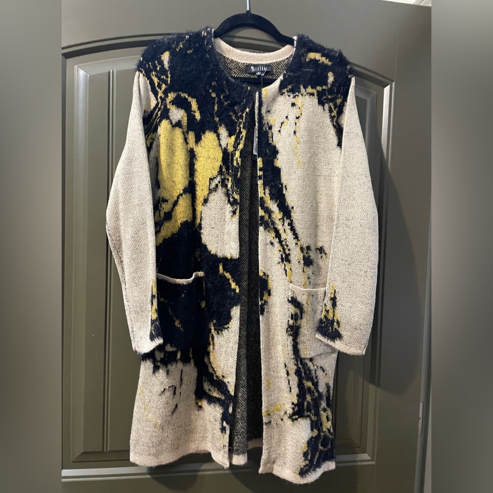 Brand new printed cardigan